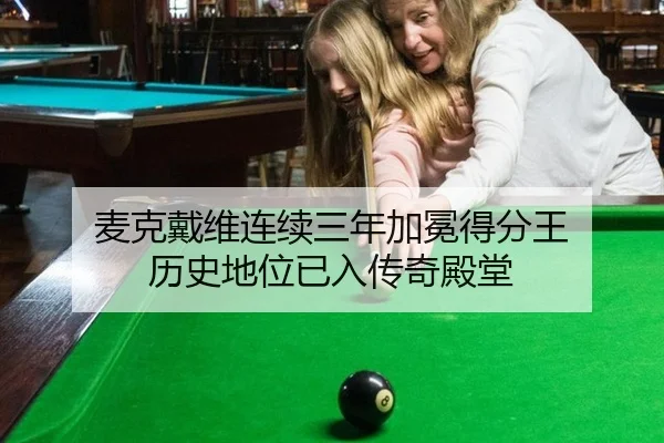 麦克戴维连续三年加冕得分王 历史地位已入传奇殿堂